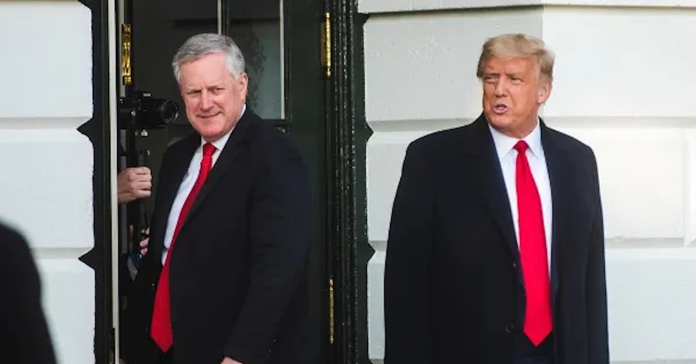 Trump and Mark Meadows in 2020